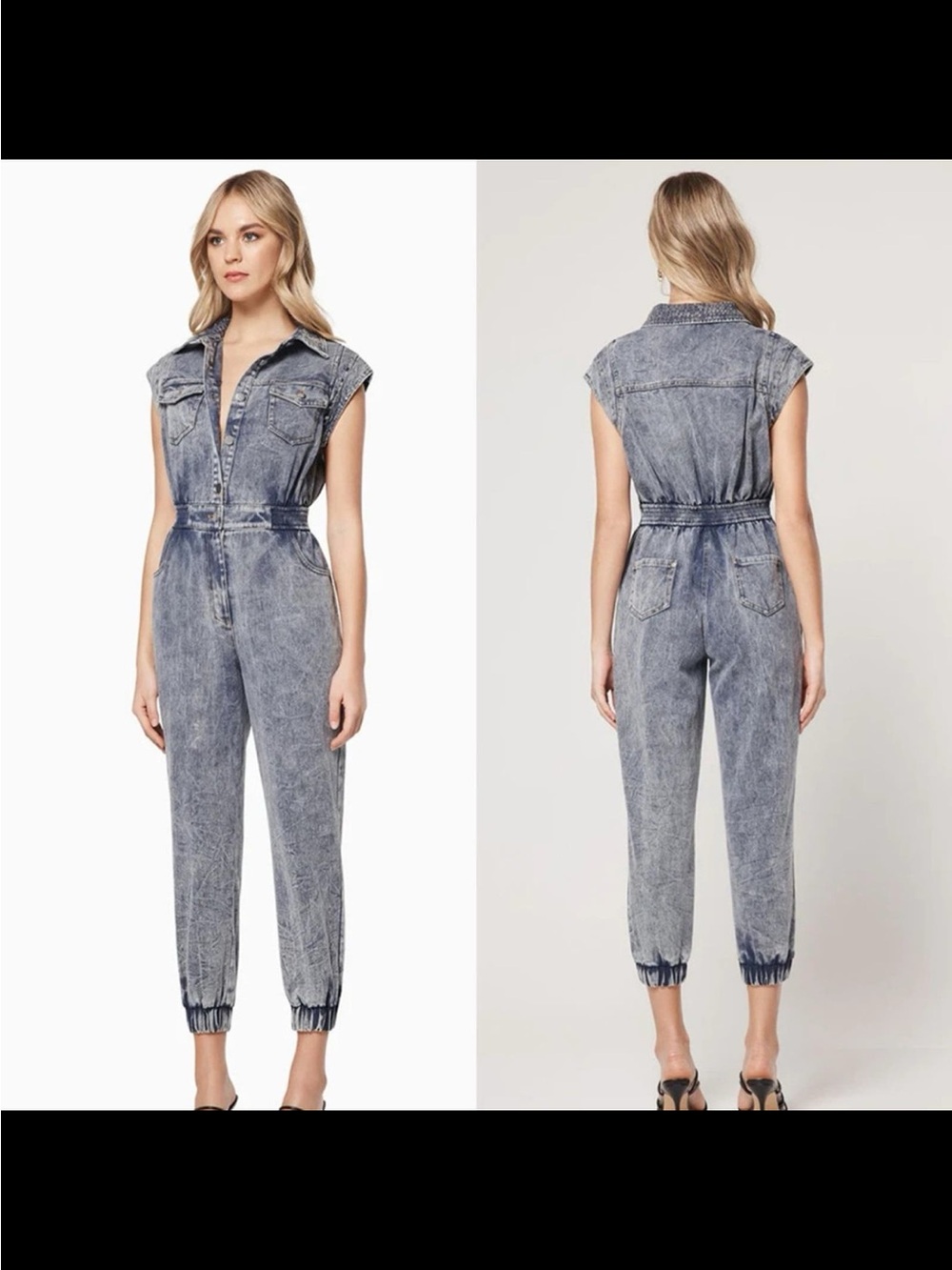 Elliatt Blue Denim Jumpsuit